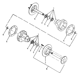 Part Location Diagram of 903-1806 Cub Cadet Axle Assy, Rear